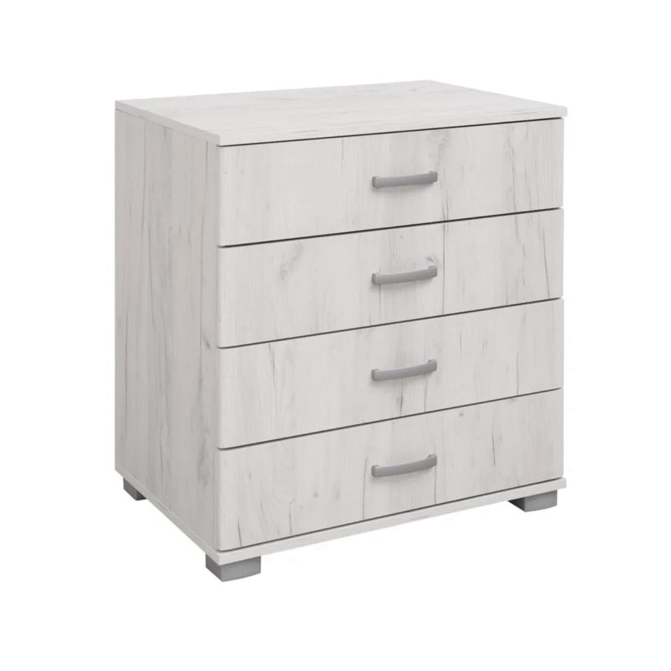 Komoda Roma 4 - snježni hrast