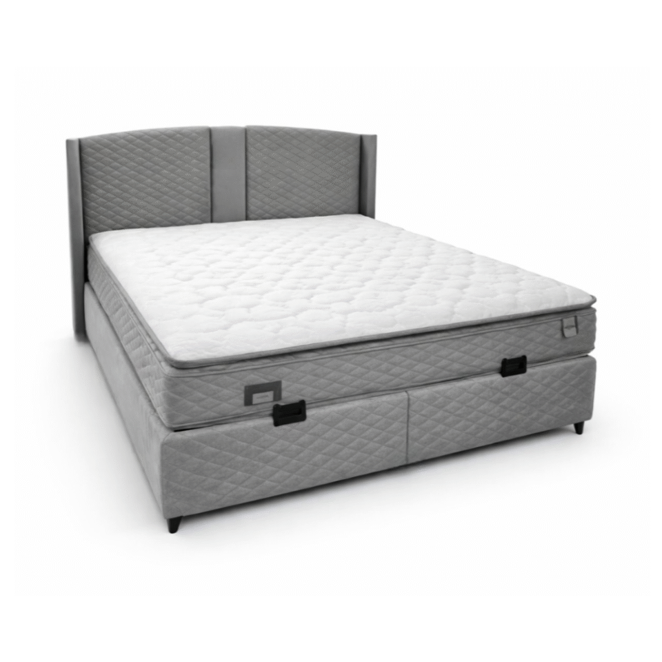 Krevet Natural Luxury - Sivo 180