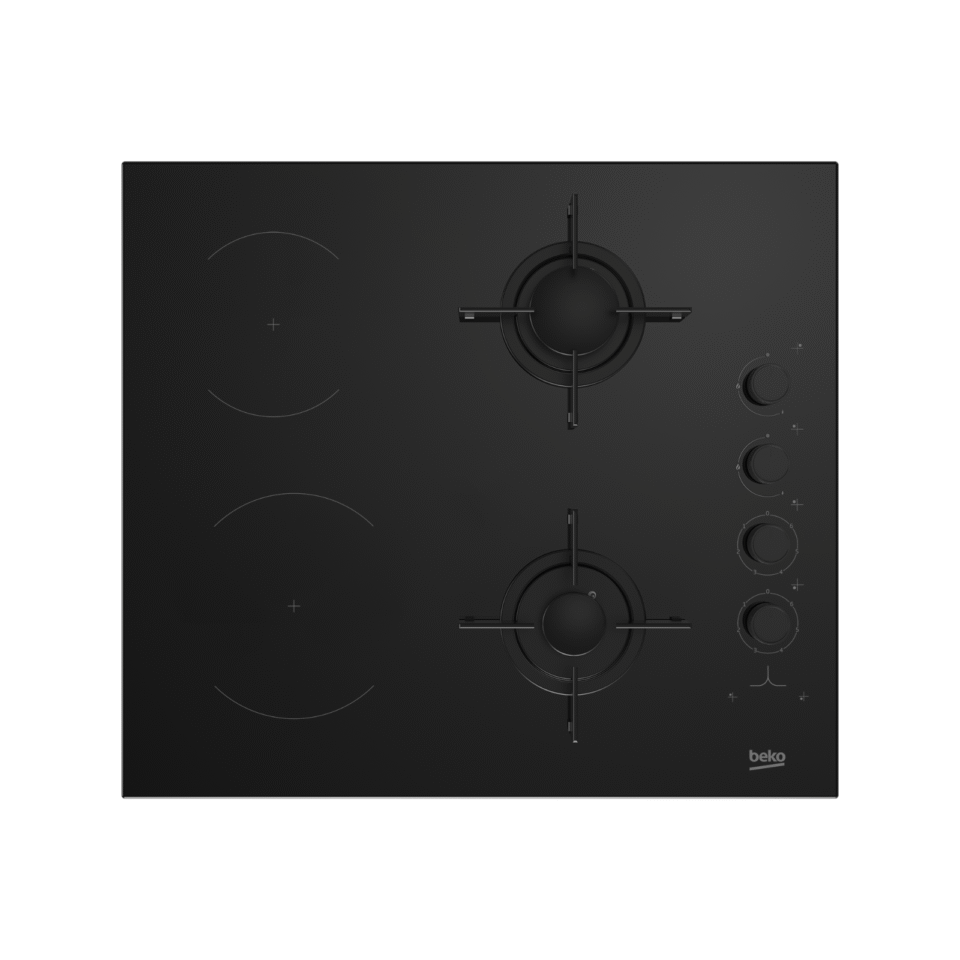 Beko HILM 64120 S – Ugradbena kombinovana ploča (plin + struja) 60 cm