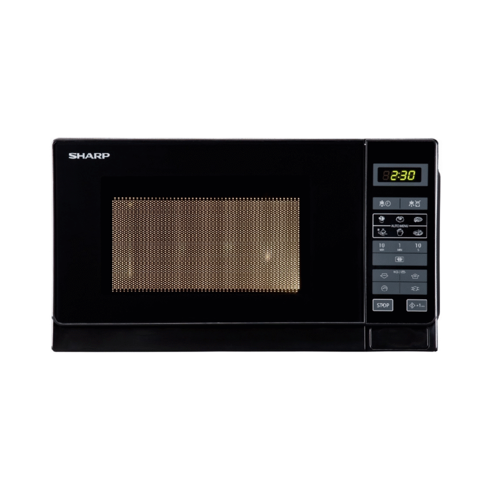 Sharp R242BKW – Mikrovalna pećnica 20 L, 800 W