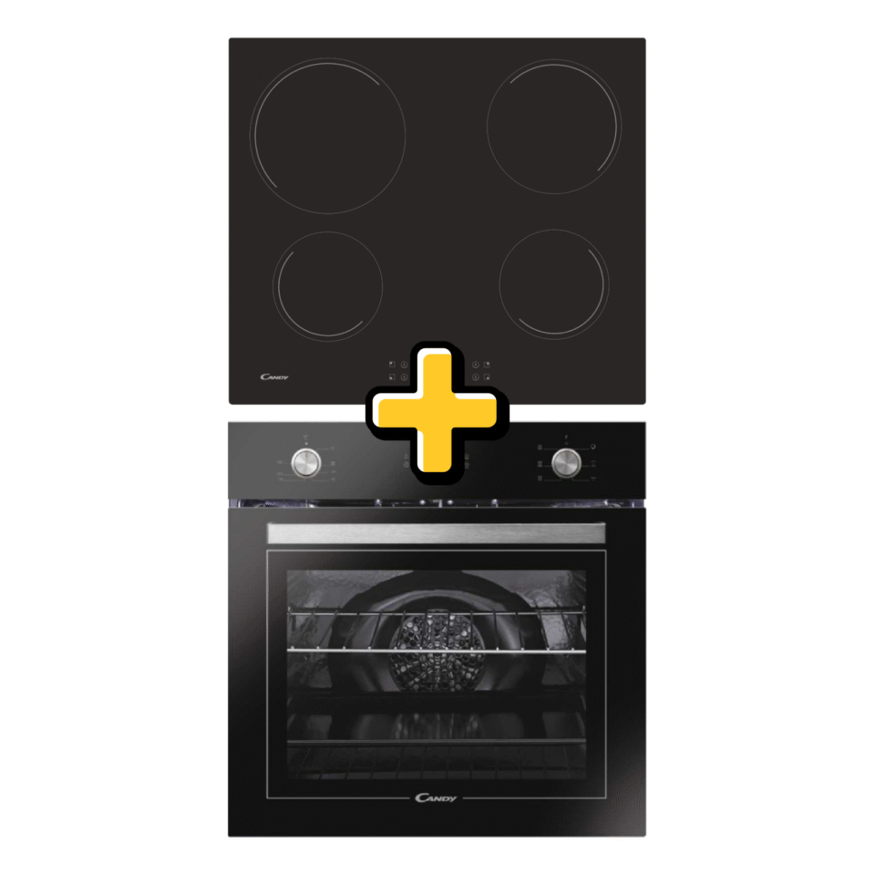 Candy PCT25CBCH64CCB – Ugradbeni set (pećnica + staklokeramička ploča)