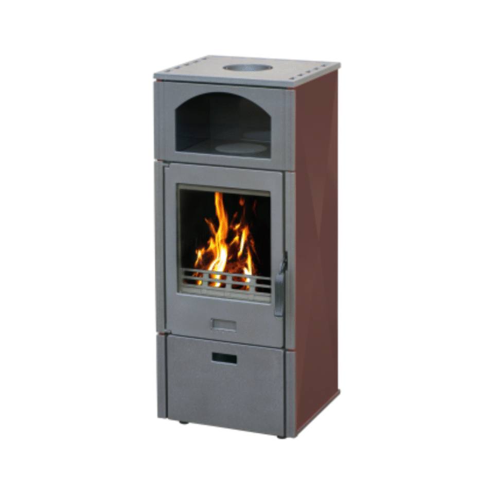 Plamen Laguna Smeđa – Peć na drva sa ostakljenim vratima (8 kW)