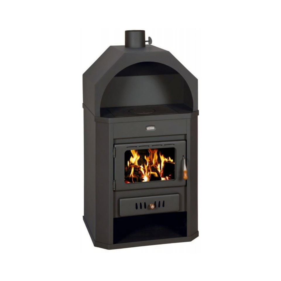 Prity Kamin na drva 15 kW – Kamin na čvrsto gorivo sa pločom za kuhanje