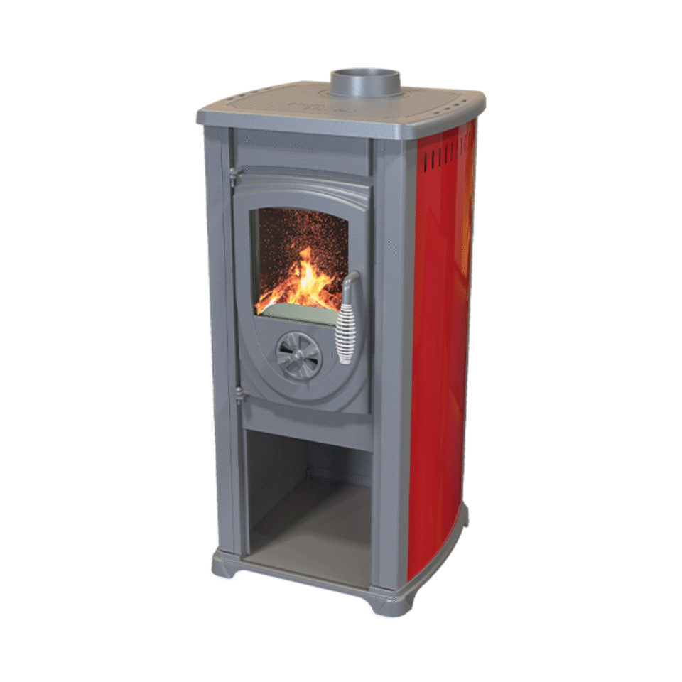 Thalia Okta Crvena – Kamin na drva (3,9 kW)